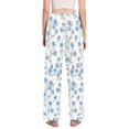 thumbnail image 3 of FORMRS Women's Pajama Pants with Pockets Soft Comfy Loungewear Sleep Bottom, Sizes S-2XL, Forget Me Not, 3 of 8