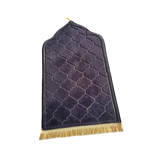 Alfombra de oración irregular Alfombra de piso portátil Alfombras Alfombra de adoración Manta de viaje Manta para Cafe Bar Dormitorio para hombres y gris violeta perfecl Alfombra de rezo