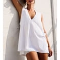 thumbnail image 2 of Lentta Women's Athletic Tank Top Oversized V Neck Workout Vest Sleeveless Running Shirts Lightweight Gym Clothes, 2 of 4