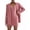 Pink, variant on Women'S Casual 3-Piece Suit Set Blazer Jacket Sleeveless Tank Top with Short Skirt Office Wear Pink L