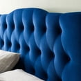 thumbnail image 4 of Modway Annabel Queen Diamond Tufted Performance Velvet Headboard in Navy, 4 of 8