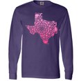 thumbnail image 3 of Inktastic Texas Silhouette Mandala Long Sleeve T-Shirt, 3 of 5