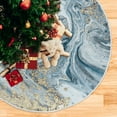thumbnail image 5 of GZHJMY Christmas Tree Skirt 47.2 Inch Water Wave Sand Gold Tree Skirt for Xmas Decor Festive Holiday Decoration, 5 of 6