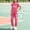 Pink, variant on ITSAME Girls Athletic Outfits 2-Piece Quick-Dry Short Sleeve T-Shirt & Tapered Pants Kids Sportswear Set Black Size 9