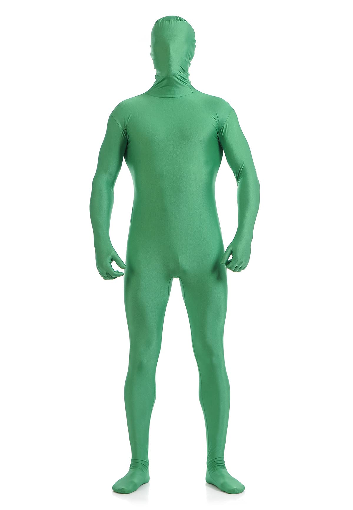 mens green morph suit