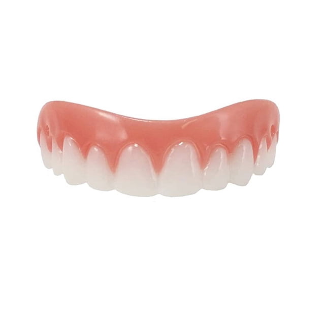 Juguete de cubierta de dientes artificiales para blanquear y blanquear parche Dental de silicona