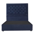 thumbnail image 3 of Base Cama Individual + Cabecera Mary Dicasa Azul Marino, 3 of 10