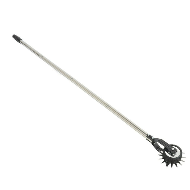 Manual Lawn Edger, Single WheelEdger Lawn Edger Tool Sidewalk Manual Lawn Edger Manual Grass Edger Stainless Steel Manual Lawn Edging Cutter with Handle for Yard Garden