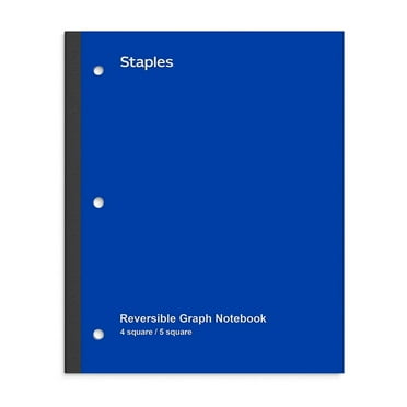 TRU RED Wireless One-Subject Notebook, Medium/College Rule, Red Cover, 11 x 8.5, 80 Sheets