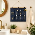 thumbnail image 4 of Wall Hanging Organizer Multi-Pocket Wall Mount Storage Bag Foldable Hanging Pocket Organizer For Bathroom Bedroom Dorm Kitchen Door, 4 of 6