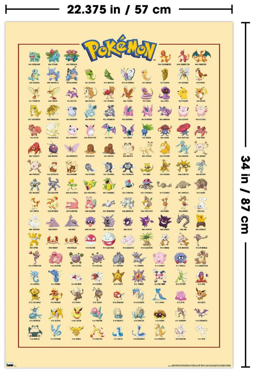 Pokémon - Grille Kanto