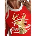 thumbnail image 4 of Gvmfive Women Christmas Dresses Xmas Printed Long Sleeve Skater Dress, 4 of 5