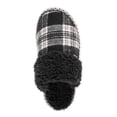 thumbnail image 4 of MUK LUKS Women's Frida Scuff Slippers - Black Plaid, S (5-6), 4 of 9