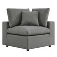 thumbnail image 3 of Modway Commix Causeuse de Mobilier de Patio Extérieur, Charbon, 3 of 10