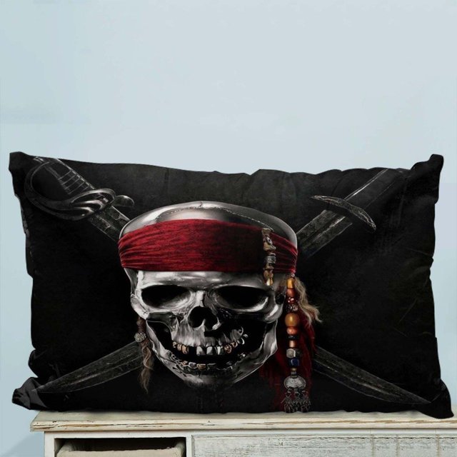 Funda de Almohada Pirata ABPHQTO Protector de Almohada Dos Lados 50x75 cm