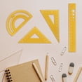 thumbnail image 4 of Miangastore Protractor Straight Triangle 1Set 6.29X0.94X0.04in, 4 of 9