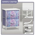 thumbnail image 6 of Sorbus Nightstand with 2 Drawers - Kids Bedside Table & End Table - Steel Frame, Wood Top, Easy Pull Fabric Bins - Dresser & Chest for Bedroom, Office, Dorm - 2 Pack, 6 of 6