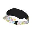 thumbnail image 2 of Daiia Colorful Rubber Duck Pattern Sport Sun Visor Hats Visor Cap Adjustable Empty Top Baseball Cap Cotton Ball Caps for Women and Men, 2 of 7