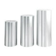 thumbnail image 3 of GUOOL 3Pcs Cylinder Plinth Stand Covers Plinth Stand Pillar Covers Cylinder Pedestal Covers for Birthday Party Thanksgiving Wedding, 3 of 9