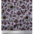 thumbnail image 1 of Soimoi Polyester Crepe Fabric Flower Artistic Decor Fabric Printed Yard 52 Inch Wide, 1 of 3