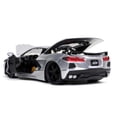 thumbnail image 3 of Jada Toys 1:24 Big Time Muscle '20 Chevy Corvette C8 Car Play Vehicle (Silver)(Selections May Vary), 3 of 6