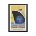 thumbnail image 4 of Holland American Line, 1936. Framed Vintage Travel Poster, 4 of 11