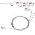 thumbnail image 1 of 1~10pcs Bike Inner Wire MRB Brake Gear Shifter Cable Wire Bicycle Brake Shifting Derilleur Inner line Replaceable Cable Wire 2M,Brake-2pcs, 1 of 5