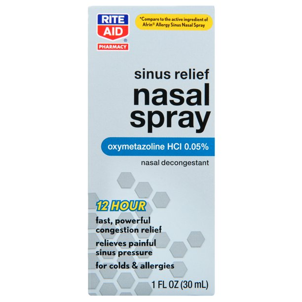 Rite Aid Nasal Spray for Allergies & Colds with 12 Hour Relief