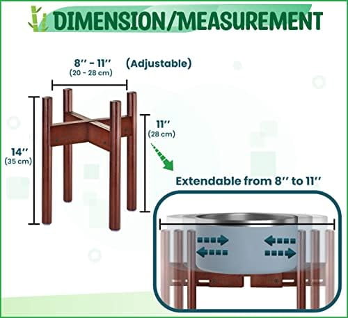 Stand for Dog Water/Food Bowl, Fountain or Feeder - Ideal for Large Dog Breeds - Adaptable Size with Lock - Bowls Not Included