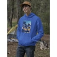 thumbnail image 2 of Summertime Sunset Art Hoodie Men -GoatDeals Designs, Male Small, 2 of 4