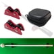 thumbnail image 1 of 2 uds. Comprobador de rectitud de billar con funda de transporte herramienta de detección Detector de rectitud portátil duradero para , ROJO DYNWAVEMX Comprobador de rectitud, 1 of 8