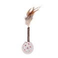 thumbnail image 1 of Feather Cat Wand Toy Silvervine Teeth Cleaning Cat Teaser Wand Cat Chew Ball, 1 of 10