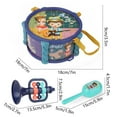 thumbnail image 2 of Deals! Danhjin Baby Musical Toys, Musical Toy Set with Drum and Sand Hammers Instrument, Early Learning Percussion Instrument for Infants Safe ABS Plastic, Christmas Gifts for Newborn Boys and Girls, 2 of 6