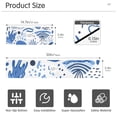 thumbnail image 3 of Abstract Blue Shapes Doodles Sink Splash Guard Faucet 14.7x5.4in Drying Mat Drying Mat Absorbent Pad for Bathroom Kitchen 1PCS, 3 of 7