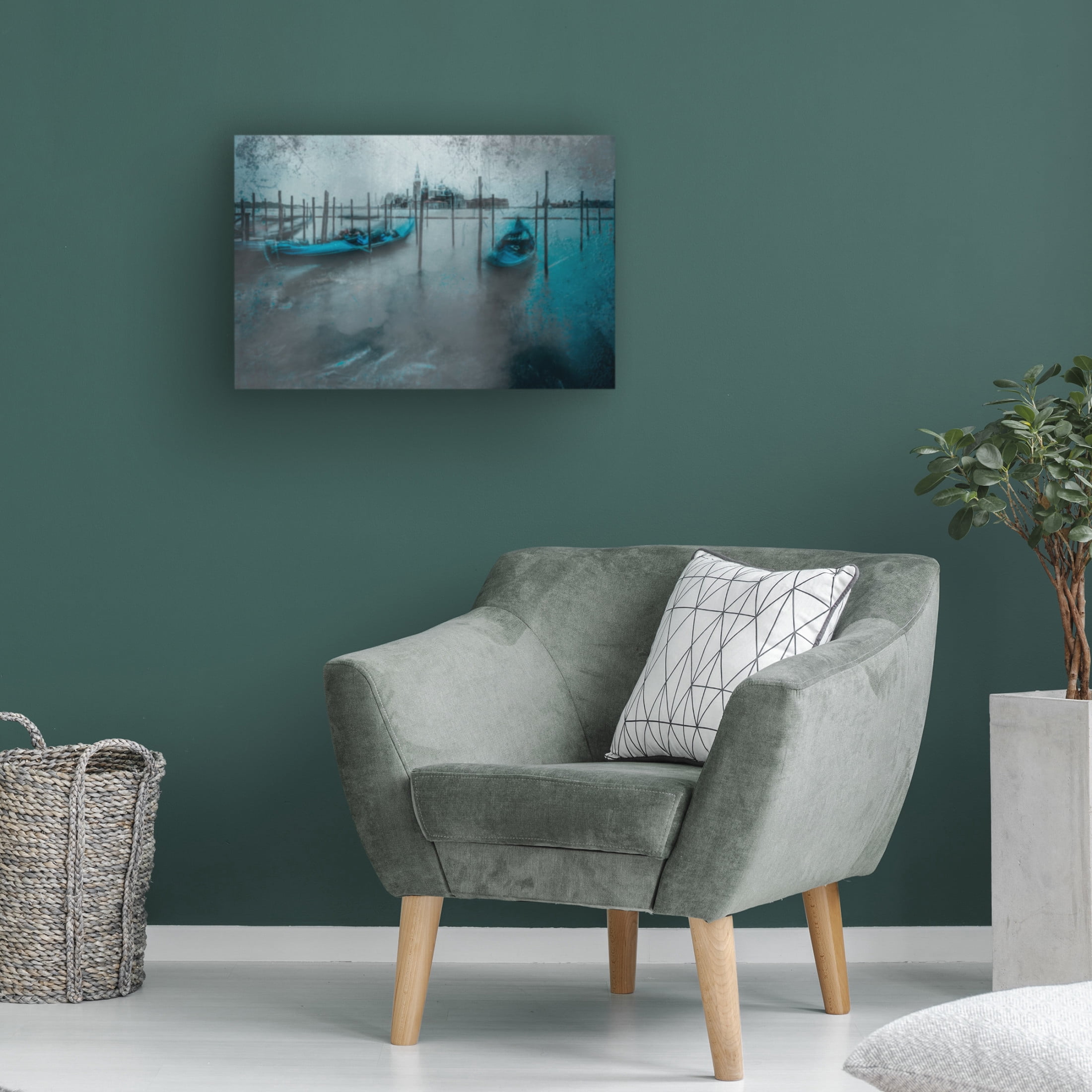 Canvas Wall Art - Carmine Chiriaco 'Venice' Wall Art for Living Room, Bedroom, or Office Décor by Trademark Fine Art - 19 x 12 Inches
