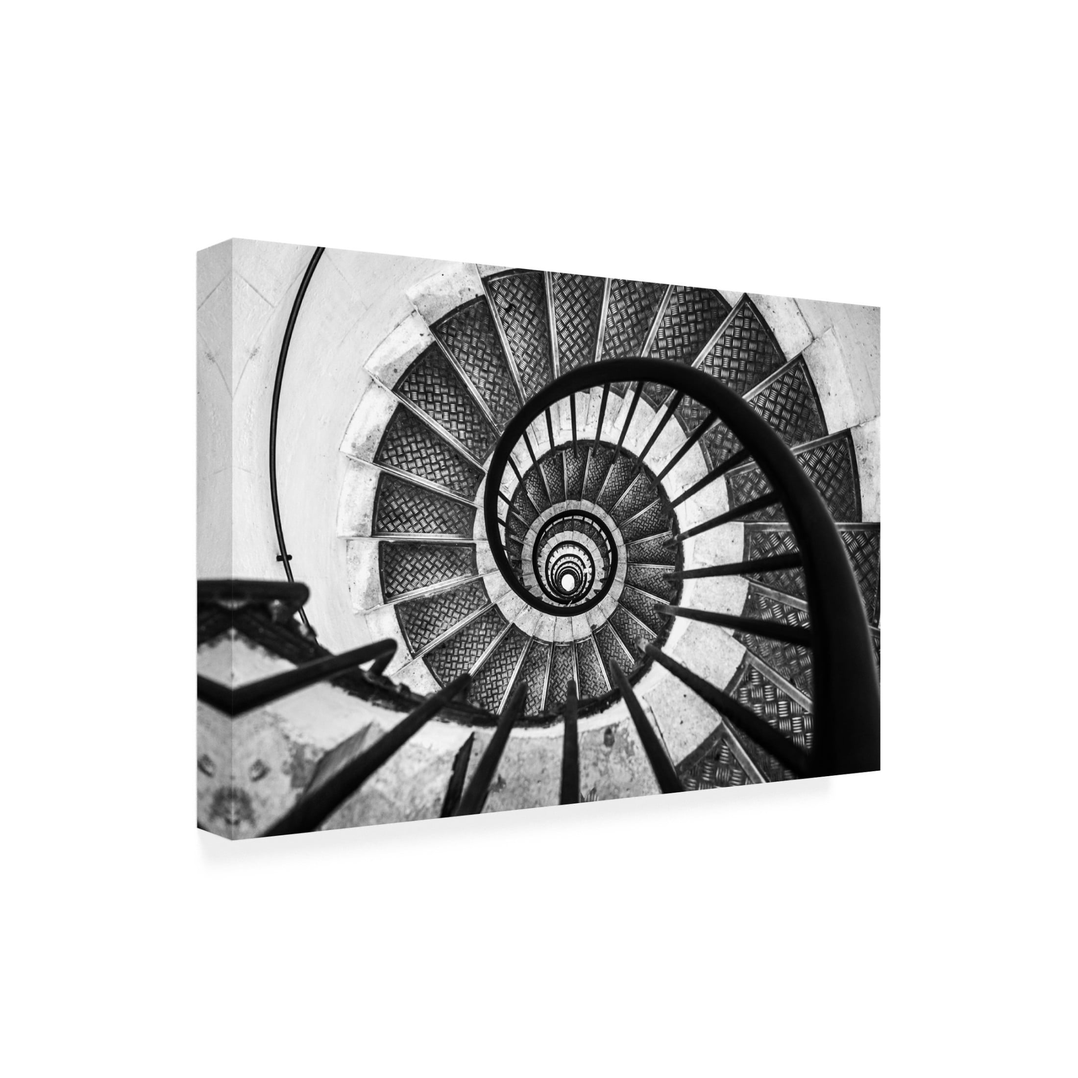 Trademark Fine Art Dov Fuchs  Inside the Arc de triomphe de l'Atoile Canvas Wall Art