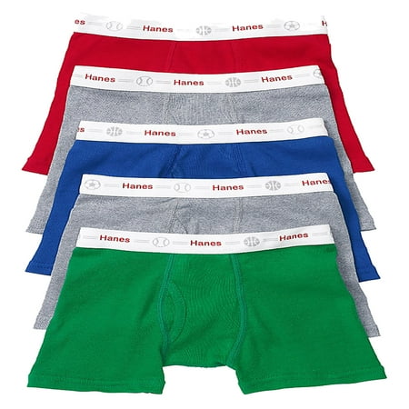 - Hanes Toddler Boys Boxer Briefs with Comfort Flex Waistband 5-Pack, Style TB74P5