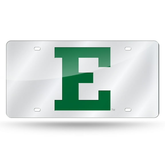 Eastern Michigan NCAA Eagles Acrylic License Plate Laser Tag