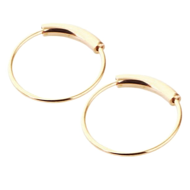 2 Piezas Anillo De Nariz Sunnimix Labio Aro Tragus Hélice Piercing De Oreja Aro Pequeño De Acero Inoxidable 6mm Oro Rosa