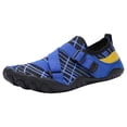 thumbnail image 2 of Water Shoes for Women Men Quick Dry Hiking Beach Barefoot Boat Footwear Outdoor Activities Lightweight Slip On Unisex Aqua Shoe Blue 40, 2 of 9