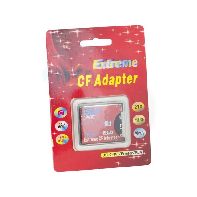 SD MMC SDHC SDXC to Compact Flash CF Card Type I Adapter