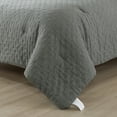 thumbnail image 3 of JML 3 Piece King Comforter Set - All Season 480GSM Down Alternative Comforter, Grey, 3 of 5