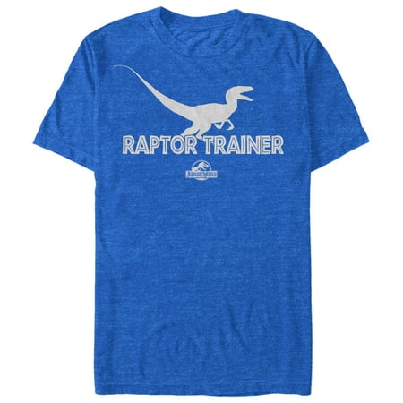 Wait Training T-shirt - Jurassic World Men's Raptor Trainer Silhouette T-Shirt