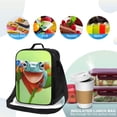 thumbnail image 4 of Fotbe Flying Frog On Branch Lonchera Bolsa de Almuerzo para Hombres y Mujeres, Lonchera de Gran Capacidad, Bolsa de Almuerzo Reutilizable, Bolsa Térmica Aislante, 4 of 7