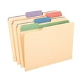 thumbnail image 6 of Color Tab File Folders 1/3-Cut Tabs, Letter Size, Manila, 50/Box, 6 of 7