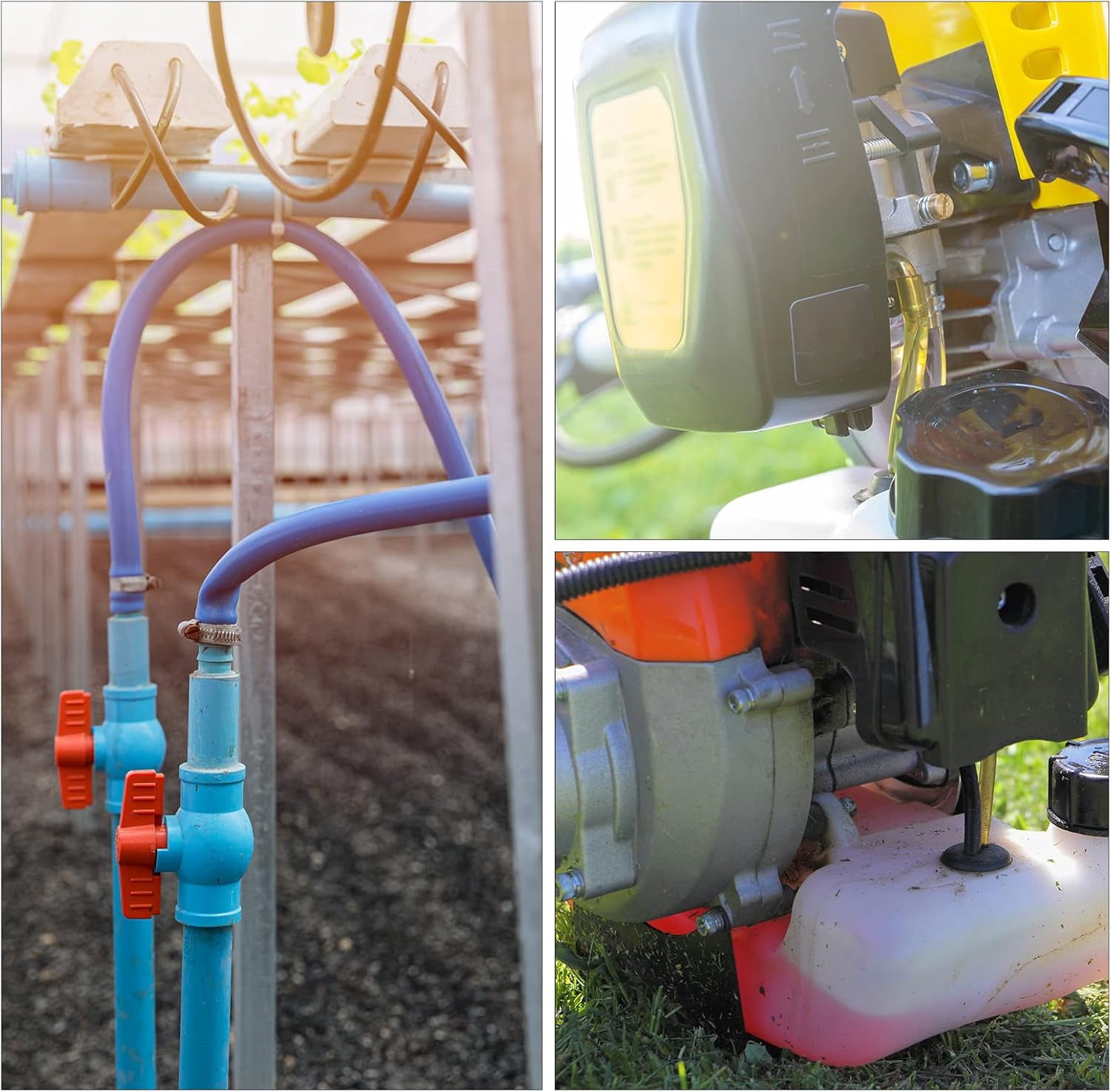 MKEUDQ-Pneumatic Tubing - Air Compressor PU Line Hose Apply to Water Fluid Transfer(6mm ID x 8mm OD, 6.6 Ft Length, Clear)