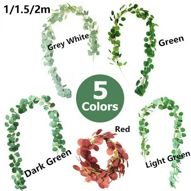 3.3ft / 4.9ft /6.6ft Eucalyptus Garland, Artificial Vines Faux