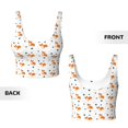 thumbnail image 6 of Sports Bra For Women, Funny Cute Corgi Dog Baseball Sports Bras For Women High Support, Workout Tank Tops Woman With Removable Cups, 6 of 8
