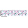 thumbnail image 3 of Ambesonne Abstract Boho Fabric by the Yard Upholstery, Circles Stars Lines, 3 Yards, Fuchsia Teal White, 3 of 5