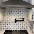 thumbnail image 5 of O'force Pot Filler Faucet Wall Mount,Commercial Kitchen Faucet Folding Stretchable with Double Joint Swing Arms,Kitchen Sink Faucet with Single Hole 2 Handles and 2 cartridges to Control Water,Matte B, 5 of 8